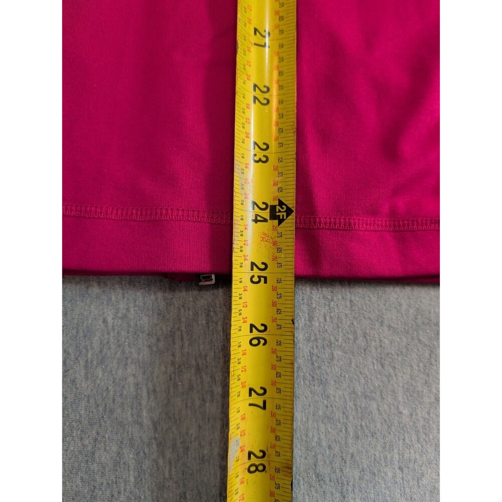 Danskin Now Womens L Smokin Hot Pink Jacket Stretch Breathable Active wear Gym - Picture 11 of 11